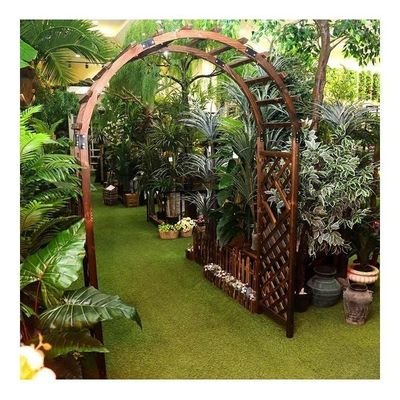 Solid Wood Gate Brown 148x230x60cm - Image 3