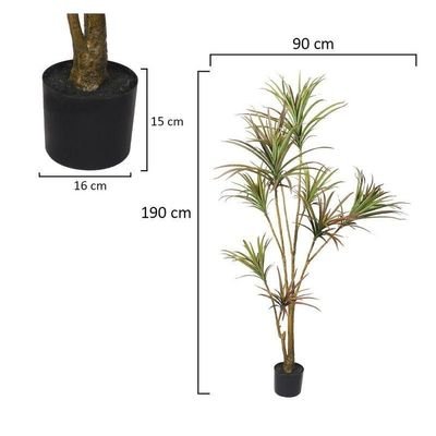Artificial Yucca Plant About 1.9 Meters High - Image 4