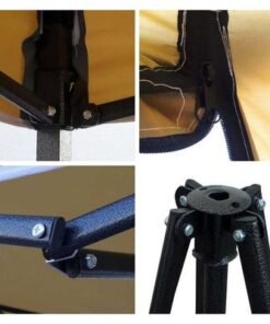 Outdoor Waterproof Portable Canopy Tent Gazebo with 2 side covers