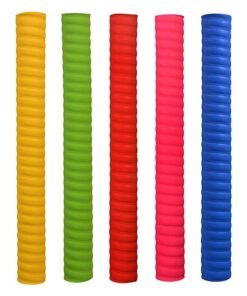 DSC Coil Colored Cricket Bat Grip | Pack of 1 | Material: Rubber | Better Shock Absorption | Enhanced Control | Simple Installation | Usage for All Players | Comfortable Fit