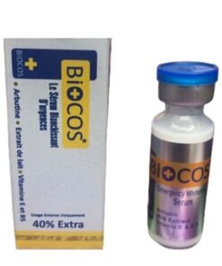 BIOCOS Emergency Whitening Serum – Brightens Skin & Restores Vitality With Kojic Acid, Arbutin & Vitamin B3 – Overnight Glow & Radiance Boost – 1X5ml,  Packagaing May Vary