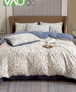 VAOdo 4PCS Bedding Sheet Set, Soft Microfiber -Shrinkage and Fade Resistant Comforter Set, Skin Friendly Bedding Set, Including Fitted Sheet Duvet Cover and 2 Pillows Comforter Sets