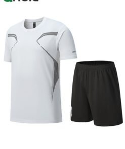 GROIC Shirts Shorts Workout Set, Men's Dry Fit Clothes Short Set Outfits for Gym Active Athletic Basketball, Gym Clothes Workout Shirts Sets for Out T Sports Running Football Athletic Exercise