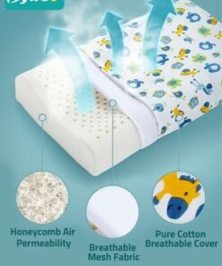 Alternative view of Bybeo Baby Newborn Nursing Sleeping Pillow Toddler Boys and Girls Comfortable Portable Breathable Lightweight Shaping Pillows PE Multifunctional Portable Infant Head Support for Kids Infants