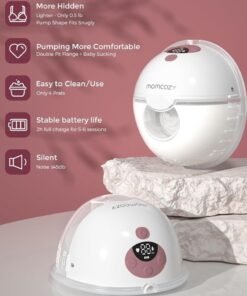 Momcozy Electric, Hands Free, Portable M5 Double Breast Pump With 3 Modes And 9 Levels