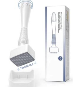 Derma Stamp Micro Needling Beauty Tool Massage Roller Professional Adjustable Amazing Skin Pen for Women and Men - 140-Needle Skin, Hair And Beard Care Tool for Optimal Home Use
