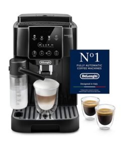 De'Longhi Magnifica Start Fully Automatic Coffee Machine One-touch Cappuccino Maker With Lattecrema Hot Technology 13 Grind Settings Compact Design Soft Touch Panel 1.8 L 1450 W ECAM220.60.B Black