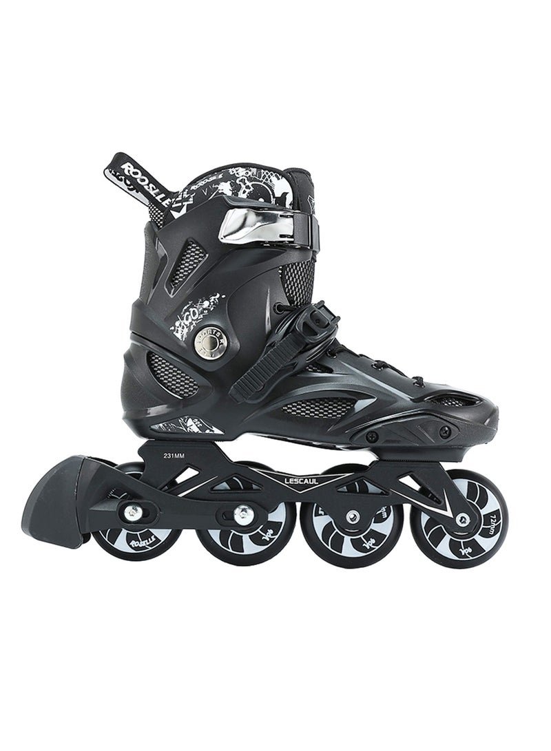 GT-Wheel Professional Inline Roller Skates for Adults High Performance Speed Skates with Physical Brake and Advanced Comfort