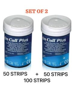 ON CALL PLUS Blood Glucose Test Strips 100 Test Strips