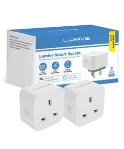 Alternative view of Lumive 16A Smart Plug Support Alexa Google Home WiFi Smart Home Timer Remote Control Electricity Consumption Monitoring 100V/240V