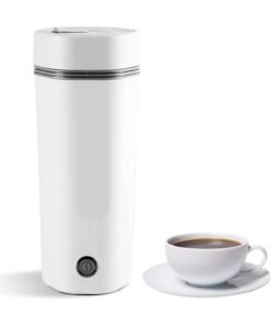 Garlo Portable Electric Kettle for Travel, Travel Kettle Electric Small Stainless Steel, Portable Fast Water Boiler Automatic Shut-Off 350ML Mini Cup.