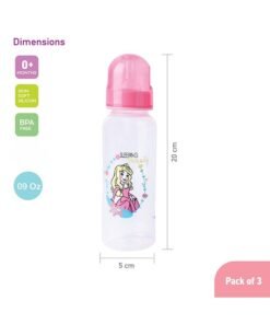 Disney Pack of 3 Princess Feeding Bottle - Image 3