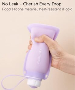 Momcozy Reusable Silicone Breast Milk Bags, For Breastfeeding Saver With Leakproof, Freezer Storing Pouches, BPA Free