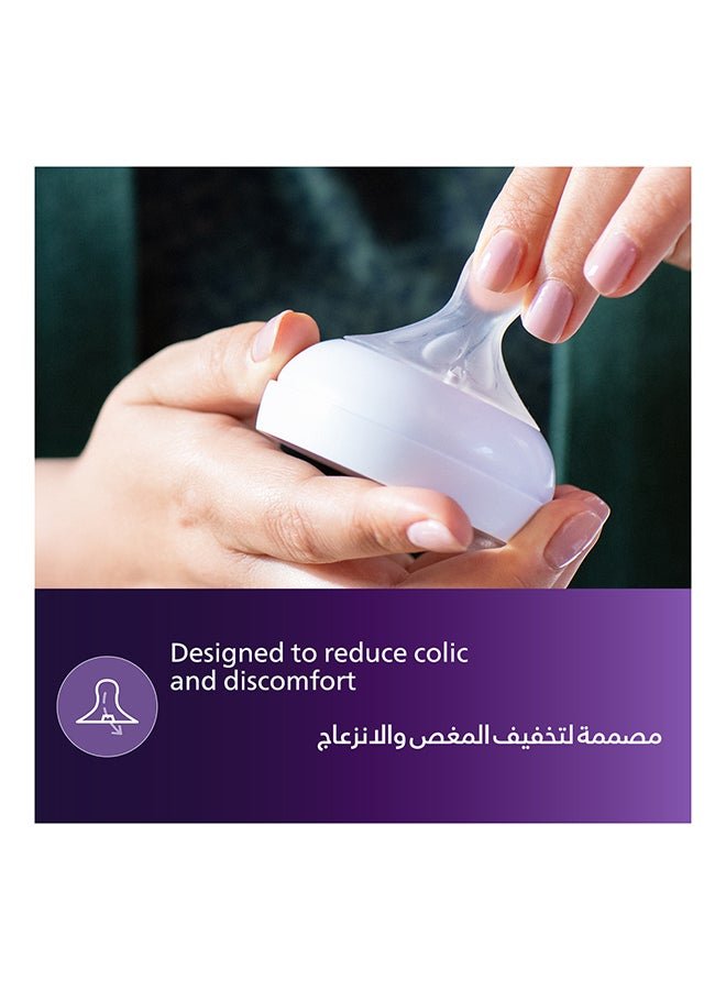 Philips Avent Natural Response Baby Feeding Bottle 260Ml| Giraffe Design | No.1 Brand Recommended By Moms Worldwide |Natural Response Technology Mimics Breastfeeding | Uniquely Designed Nipple Releases Milk Only When Baby Drinks - Image 3