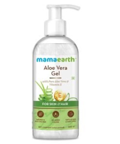 Mamaearth Aloe Vera Gel for Skin & Hair | With Pure Aloe Vera & Vitamin E | Hydrates Skin | Soothes Irritated Skin | Keeps Scalp Healthy | For Men & Women | 300 ml