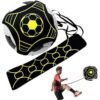 MOXO Soccer Kick Throw Trainer, Soccer Training Equipment for Kids Adults, Adjustable Football Volleyball Rugby Control Skills Juggling Kicking Practice Training Belt, Fits Ball Size 3, 4, 5