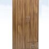 ALWASIT HOME 2 Door Wooden Wardrobe Cabinet Cupboard Engineered Wood With 1 Lockable Drawer Perfect Modern Stylish Heavy Duty