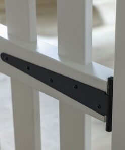 PVC Picket Fence Gate-White - Image 4