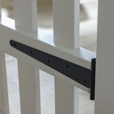PVC Picket Fence Gate-White - Image 4