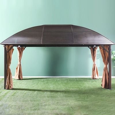 Montero Gazebo-Brown-3.6x5 M-With 1-Year Warranty - Image 5