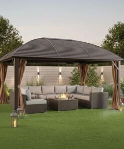 Montero Gazebo-Brown-3.6x5 M-With 1-Year Warranty - Image 3