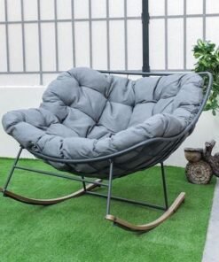 Alternative view of Emily Rocking Chair-Grey