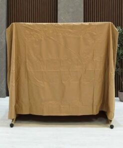 2-Seater Swing Cover-Beige-235x117.5x178.5 cm - Image 3