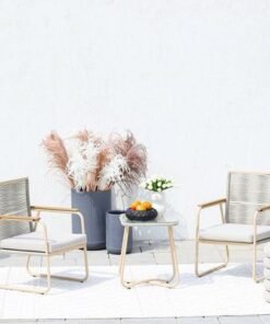 Aliza 1 + 2-Seater Balcony Set-Beige - Image 4