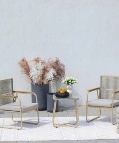 Aliza 1 + 2-Seater Balcony Set-Beige - Image 3