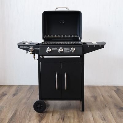 4 Burner Gas BBQ-Black-DhQb-112 - Image 4