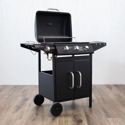 4 Burner Gas BBQ-Black-DhQb-112 - Image 5
