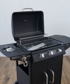 4 Burner Gas BBQ-Black-DhQb-112