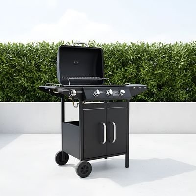 4 Burner Gas BBQ-Black-DhQb-112 - Image 2