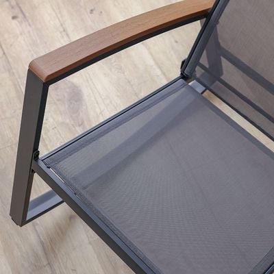 Raven 1 + 2-Seater Rocking Balcony Set-Dark Grey - Image 5