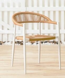 Verde Rope Chair-Beige/White