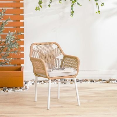 Norte Rope Chair-Beige - Image 2