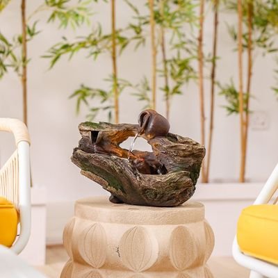 Verona Fountain-Brown-37x17x25 CM - Image 2