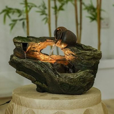 Verona Fountain-Brown-37x17x25 CM - Image 4