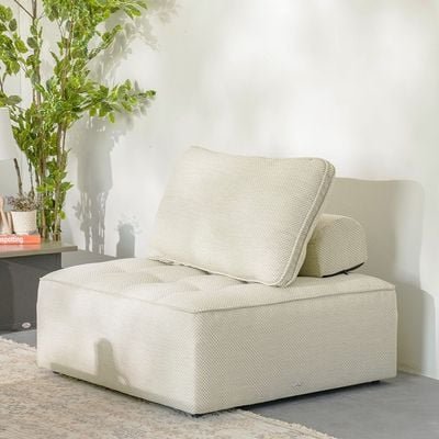 Delight 1-Seater Modular Sofa-Beige - Image 3