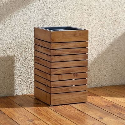 Wooden Planter W315Xl315Xh420 Mm- Aidh60202 - Image 2
