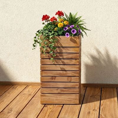 Wooden Planter W315Xl315Xh420 Mm- Aidh60202