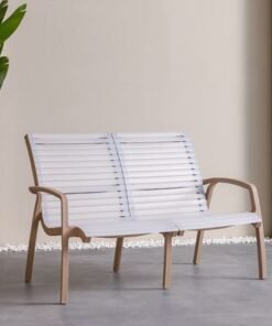 Alternative view of Alaska 2-Seater Plastic Chair-Multi-color-110x126x83.9 cm