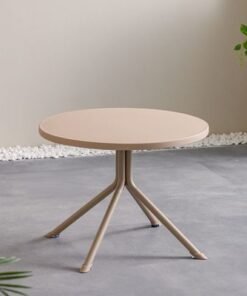 Alternative view of Alaska Round Table - Taupe - 60X45 Cm