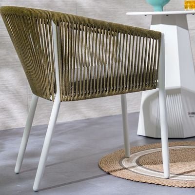 Cairo 1 + 2-Seater Balcony Set-White/Yellow-With 1-Year Warranty - Image 4