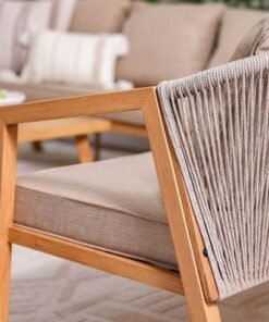 Snowe 7-Seater Sofa Set with Coffee Table-Beige-With 1-Year Warranty
