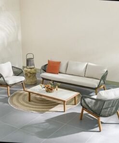 Alternative view of Omeya 5-Seater Sofa Set-Beige/Grey-Green-With 3-Year Warranty-By Ziantti
