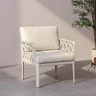 Ruby Plastic Chair-Beige-With 1-Year Warranty - Image 2