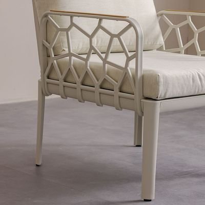 Ruby Plastic Chair-Beige-With 1-Year Warranty - Image 4