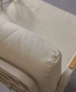 Ruby Plastic Chair-Beige-With 1-Year Warranty - Image 5