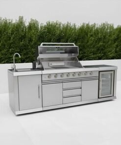 Alternative view of Deluxe BBQ Kitchen - Silver - With 1-Year Warranty - By Ziantti